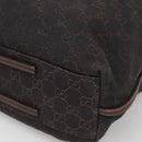 GUCCI GG Canvas Shoulder Bag Brown 101341 Auth 121127-9