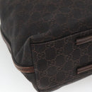 GUCCI GG Canvas Shoulder Bag Brown 101341 Auth 121127-16
