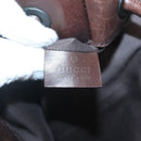 GUCCI GG Canvas Shoulder Bag Brown 101341 Auth 121127-20