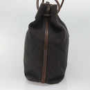 GUCCI GG Canvas Shoulder Bag Brown 101341 Auth 121127-3