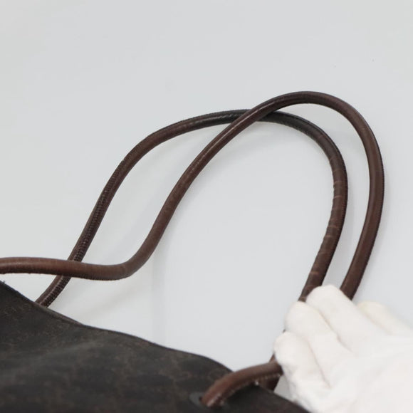 GUCCI GG Canvas Shoulder Bag Brown 101341 Auth 121127