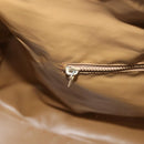 CELINE Macadam Canvas Boston Bag PVC Leather Brown Gold Auth 121130-20