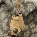 SAINT LAURENT Boston Bag PVC Canvas Gray Auth 121131-10