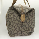 SAINT LAURENT Boston Bag PVC Canvas Gray Auth 121131-4