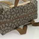 SAINT LAURENT Boston Bag PVC Canvas Gray Auth 121131-6