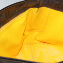 FENDI Zucca Canvas Tote Bag Black Brown Auth 121138-17