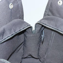 HERMES Her Line MM Hand Bag Canvas Gray Auth 121140-20