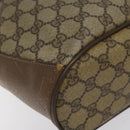 GUCCI GG Supreme Web Sherry Line Shoulder Bag PVC Beige 14 02 034 Auth 121156-13