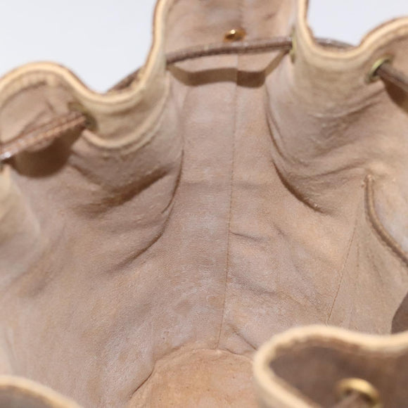 GUCCI GG Supreme Web Sherry Line Shoulder Bag PVC Beige 14 02 034 Auth 121156