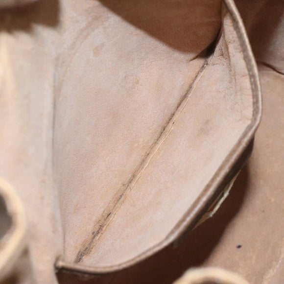 GUCCI GG Supreme Web Sherry Line Shoulder Bag PVC Beige 14 02 034 Auth 121156