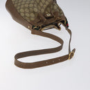 GUCCI GG Supreme Web Sherry Line Shoulder Bag PVC Beige 14 02 034 Auth 121156-7