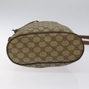 GUCCI GG Supreme Web Sherry Line Shoulder Bag PVC Beige 14 02 034 Auth 121156-9