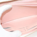 LOUIS VUITTON Monogram Garden Zippy Wallet White M81694 LV Auth 121163-9