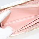 LOUIS VUITTON Monogram Garden Zippy Wallet White M81694 LV Auth 121163-19