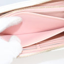 LOUIS VUITTON Monogram Garden Zippy Wallet White M81694 LV Auth 121163-22