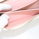 LOUIS VUITTON Monogram Garden Zippy Wallet White M81694 LV Auth 121163-23