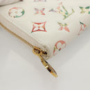 LOUIS VUITTON Monogram Garden Zippy Wallet White M81694 LV Auth 121163-14