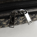 Christian Dior Trotter Canvas Schoudertas Marine Zilver Auth 121172SAM-19