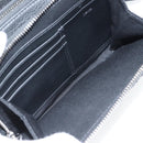 Christian Dior Trotter Canvas Shoulder Bag Navy Silver Auth 121172M-10