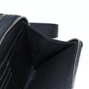 Christian Dior Trotter Canvas Shoulder Bag Navy Silver Auth 121172M-22