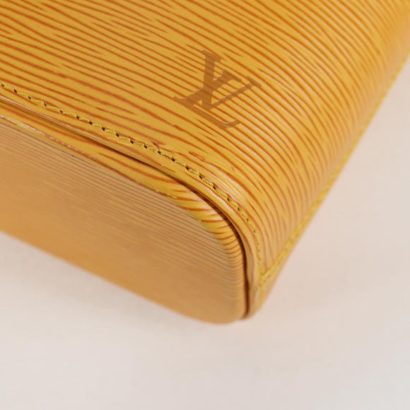 LOUIS VUITTON Epi Vavin PM Tote Bag SPO 2way Yellow LV Auth 121180V