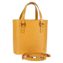 LOUIS VUITTON Epi Vavin PM Tote Bag SPO 2way Yellow LV Auth 121180V-1