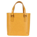 LOUIS VUITTON Epi Vavin PM Tote Bag SPO 2way Yellow LV Auth 121180V-13