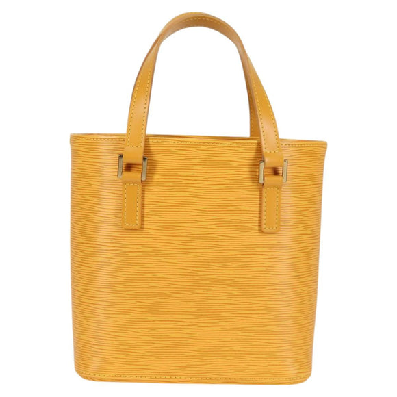 LOUIS VUITTON Epi Vavin PM Tote Bag SPO 2way Yellow LV Auth 121180V