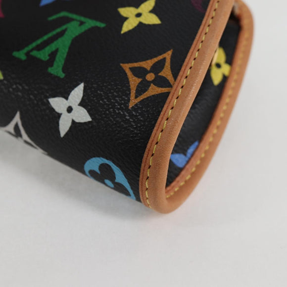 LOUIS VUITTON Monogram Multicolor Shirley Shoulder Bag Black M40050 Auth 121182SAV