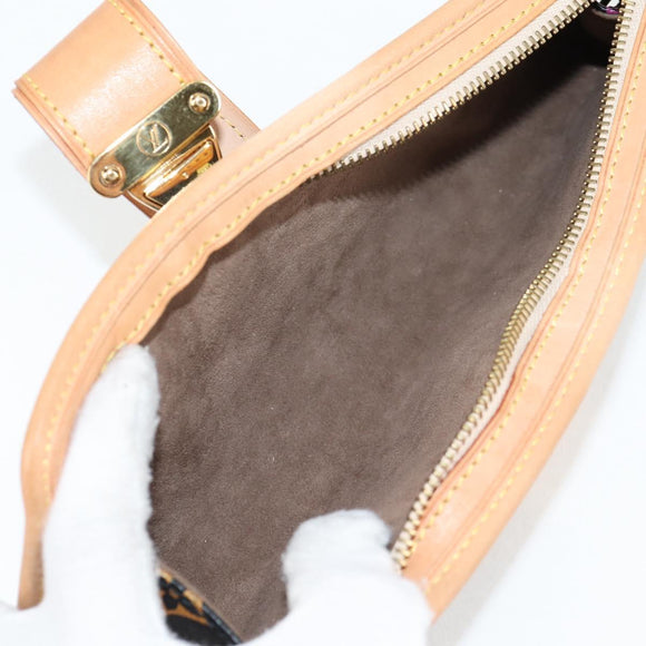 LOUIS VUITTON Monogram Multicolor Shirley Shoulder Bag Black M40050 Auth 121182V