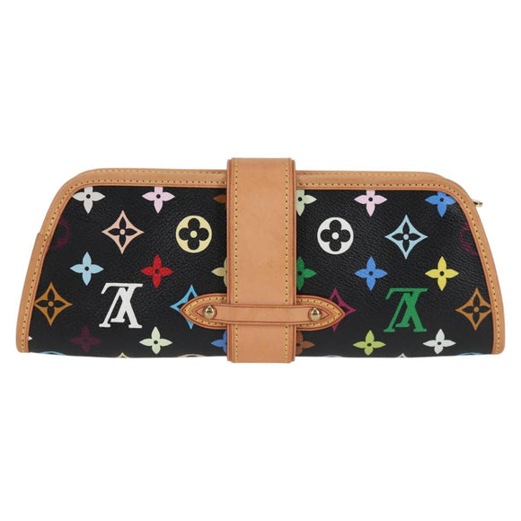LOUIS VUITTON Monogram Multicolor Shirley Shoulder Bag Black M40050 Auth 121182SAV