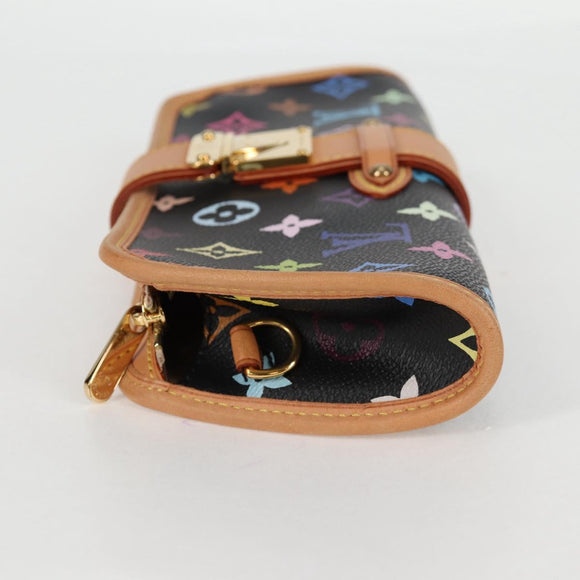 LOUIS VUITTON Monogram Multicolor Shirley Shoulder Bag Black M40050 Auth 121182SAV