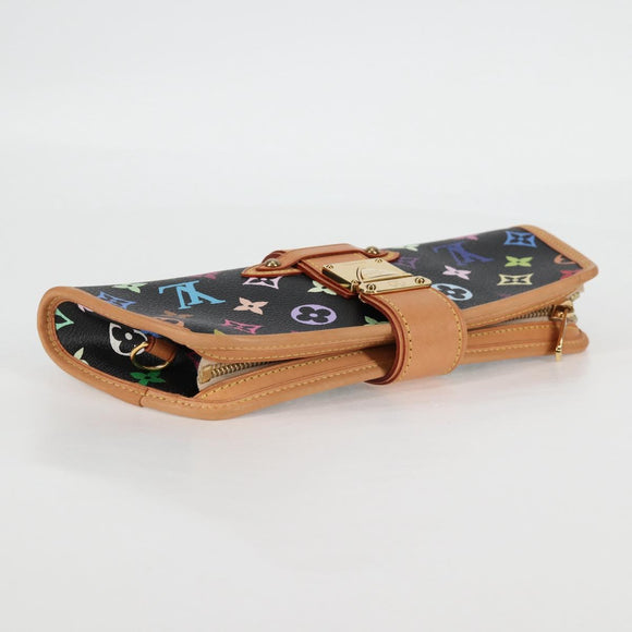 LOUIS VUITTON Monogram Multicolor Shirley Shoulder Bag Black M40050 Auth 121182V