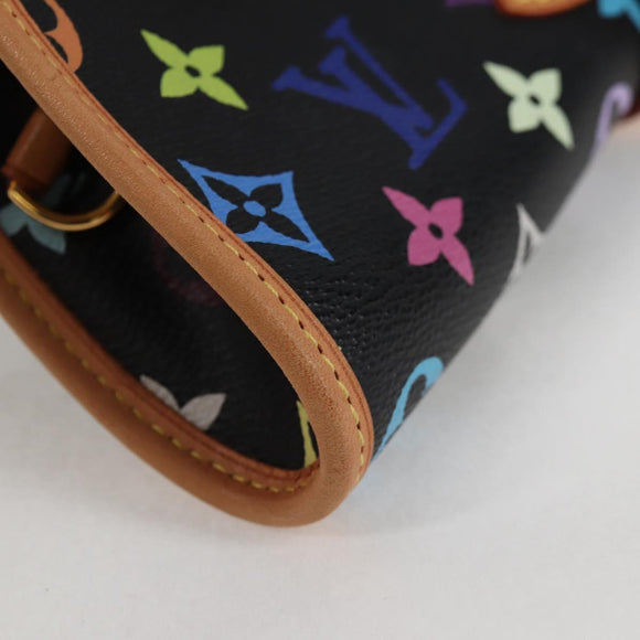 LOUIS VUITTON Monogram Multicolor Shirley Shoulder Bag Black M40050 Auth 121182SAV