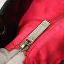 CHANEL Medium Cambon Line Tote Bag Leather Black Silver CC Auth 121183V-9