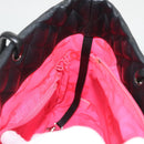 CHANEL Medium Cambon Line Tote Bag Leather Black Silver CC Auth 121183V-20