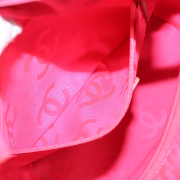 CHANEL Medium Cambon Line Tote Bag Leather Black Silver CC Auth 121183V