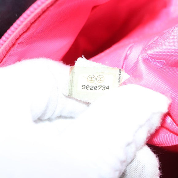 CHANEL Medium Cambon Line Tote Bag Leather Black Silver CC Auth 121183V