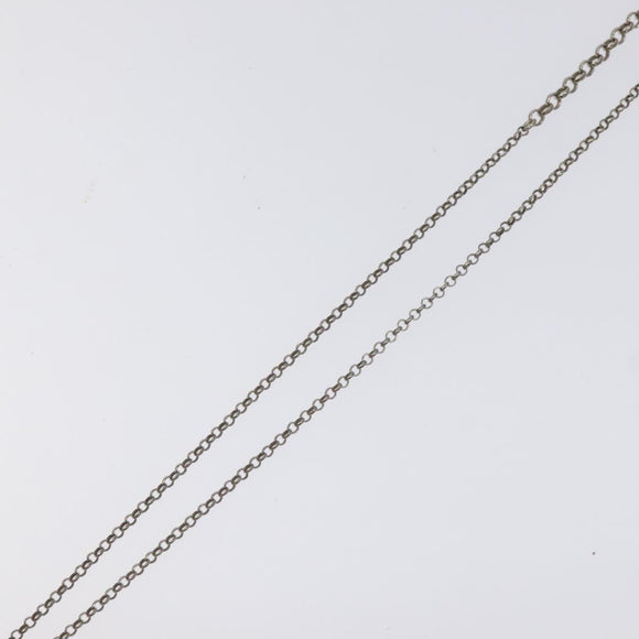 GUCCI Necklace metal Silver Auth 121186