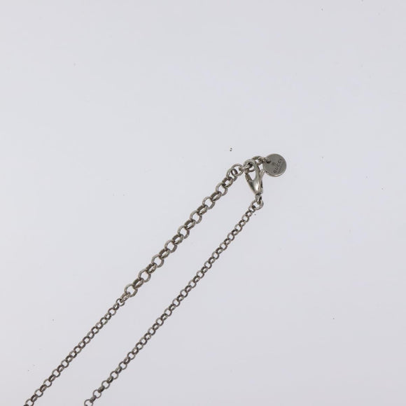 GUCCI Necklace metal Silver Auth 121186