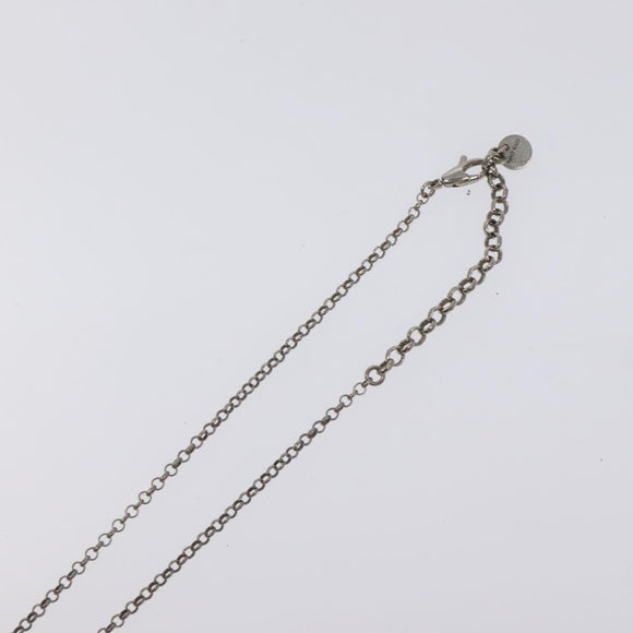 GUCCI Necklace metal Silver Auth 121186