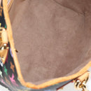 LOUIS VUITTON Monogram Multicolor Annie MM Bag Black M40308 LV Auth 121188V-10