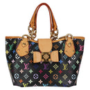 LOUIS VUITTON Monogram Multicolor Annie MM Bag Black M40308 LV Auth 121188V-13