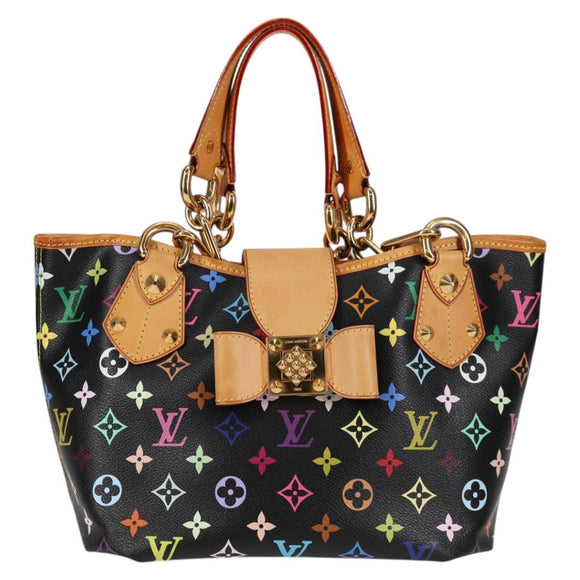 LOUIS VUITTON Monogram Multicolor Annie MM Bag Black M40308 LV Auth 121188SAV