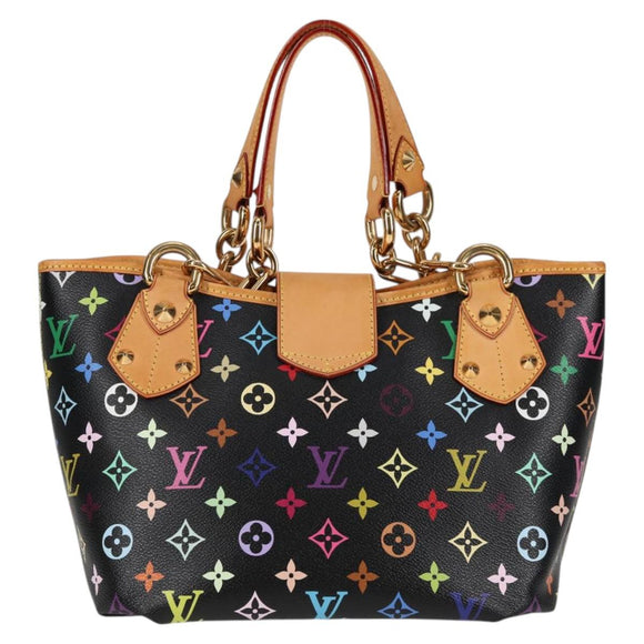 LOUIS VUITTON Monogram Multicolor Annie MM Bag Black M40308 LV Auth 121188V