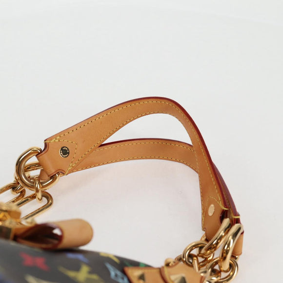 LOUIS VUITTON Monogram Multicolor Annie MM Bag Black M40308 LV Auth 121188SAV
