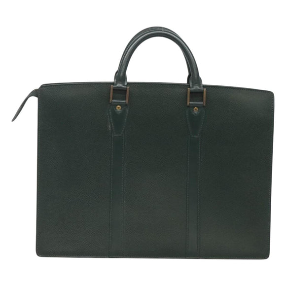 LOUIS VUITTON Taiga Porte Documents Rozan Bag Ardoise M30052 LV Auth 121200
