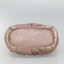 GUCCI Micro GG Supreme Guccissima Bag Leather 2way Pink Gold 247902 Auth 121204-5
