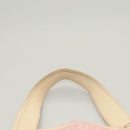 BVLGARI Hand Bag Canvas Pink Silver Auth 121218-8