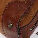 Chloe Tote Bag Leather Brown Auth 121219-10